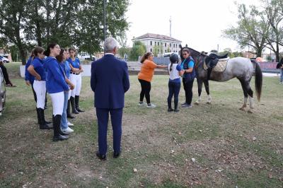 VISITA MINISTRO ABODI FERRARA SPORT FESTIVAL