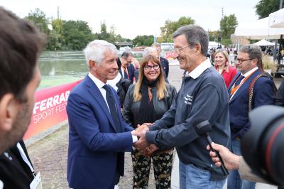 VISITA MINISTRO ABODI FERRARA SPORT FESTIVAL