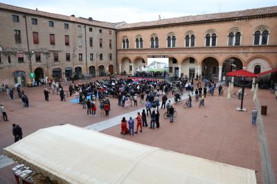 VISITA MINISTRO ABODI FERRARA SPORT FESTIVAL