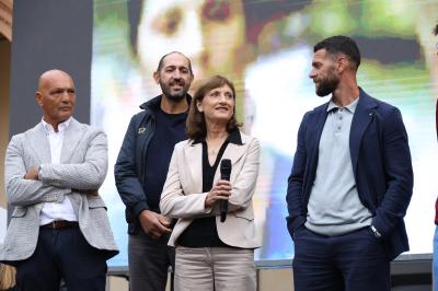 VISITA MINISTRO ABODI FERRARA SPORT FESTIVAL