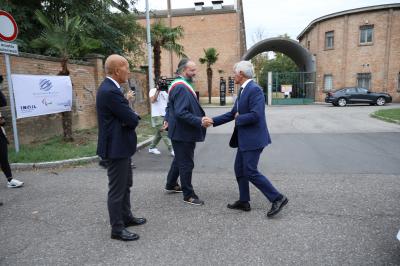 VISITA MINISTRO ABODI FERRARA SPORT FESTIVAL