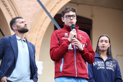 VISITA MINISTRO ABODI FERRARA SPORT FESTIVAL