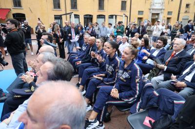 VISITA MINISTRO ABODI FERRARA SPORT FESTIVAL