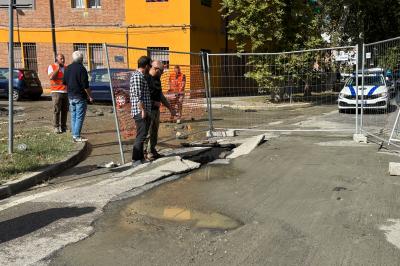 ROTTURA ACQUEDOTTO VIA FORO BOARIO FERRARA