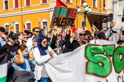 MANIFESTAZIONE PRO GAZA FERRARA