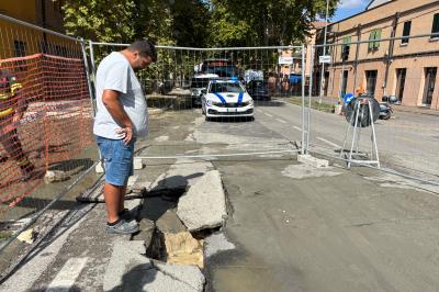 ROTTURA ACQUEDOTTO VIA FORO BOARIO FERRARA