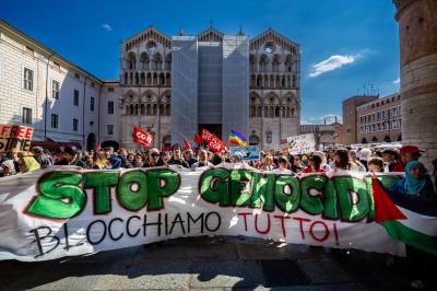 MANIFESTAZIONE PRO GAZA FERRARA