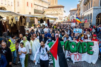 MANIFESTAZIONE PRO GAZA FERRARA