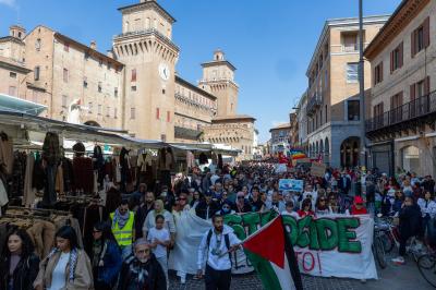 MANIFESTAZIONE PRO GAZA FERRARA