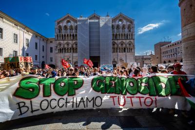 MANIFESTAZIONE PRO GAZA FERRARA
