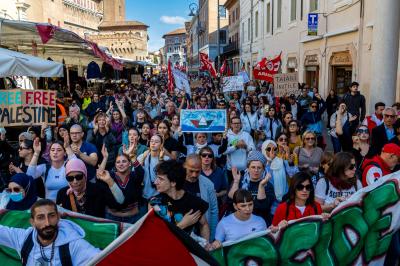 MANIFESTAZIONE PRO GAZA FERRARA