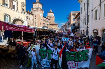 MANIFESTAZIONE PRO GAZA FERRARA