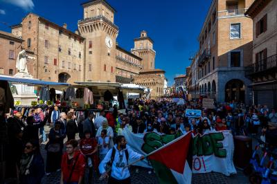 MANIFESTAZIONE PRO GAZA FERRARA