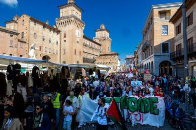 MANIFESTAZIONE PRO GAZA FERRARA