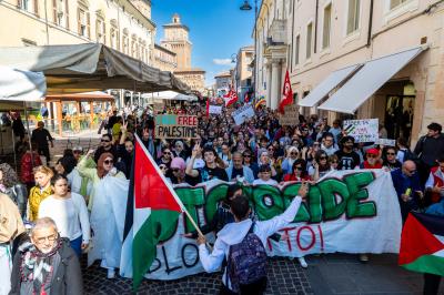 MANIFESTAZIONE PRO GAZA FERRARA