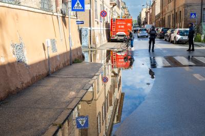 ROTTURA ACQUEDOTTO VIA MASCHERAIO FERRARA