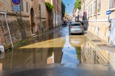 ROTTURA ACQUEDOTTO VIA MASCHERAIO FERRARA