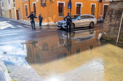 ROTTURA ACQUEDOTTO VIA MASCHERAIO FERRARA