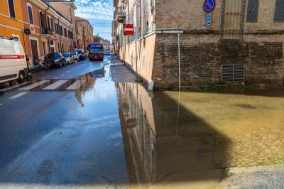 ROTTURA ACQUEDOTTO VIA MASCHERAIO FERRARA
