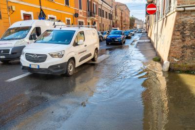 ROTTURA ACQUEDOTTO VIA MASCHERAIO FERRARA