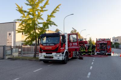INCENDIO VIA FERRARI FERRARA
