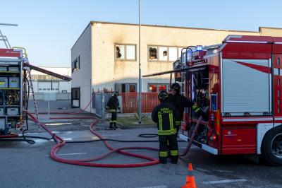 INCENDIO VIA FERRARI FERRARA