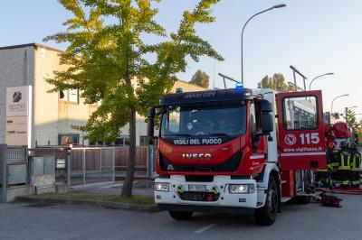 INCENDIO VIA FERRARI FERRARA