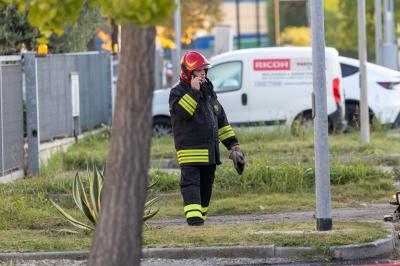 INCENDIO VIA FERRARI FERRARA