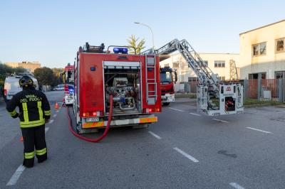 INCENDIO VIA FERRARI FERRARA