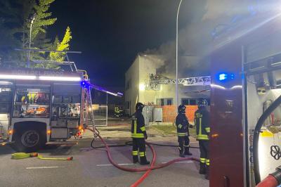 INCENDIO VIA FERRARI FERRARA