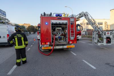 INCENDIO VIA FERRARI FERRARA