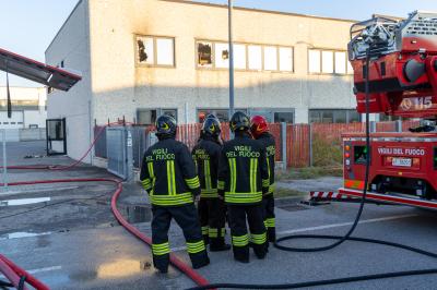 INCENDIO VIA FERRARI FERRARA