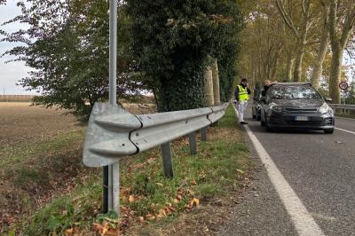 INCIDENTE AUTO TRATTORE VIA POMPOSA FERRARA