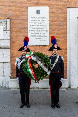 CORONA LAPIDE INVALIDI SUL LAVORO