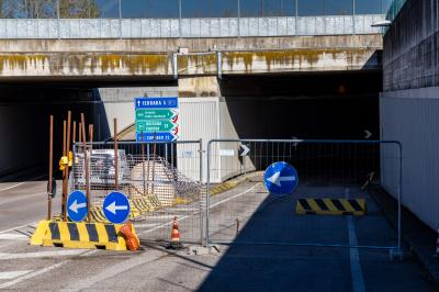 SOTTOPASSAGGIO CHIUSO OSPEDALE DI CONA