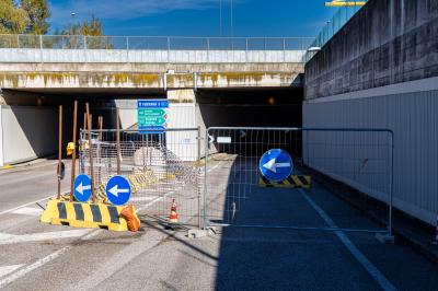 SOTTOPASSAGGIO CHIUSO OSPEDALE DI CONA