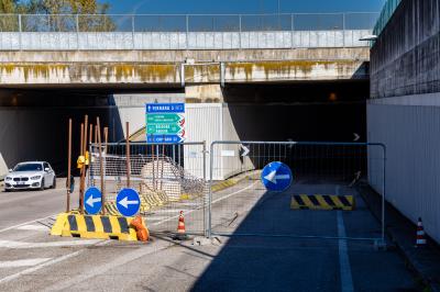 SOTTOPASSAGGIO CHIUSO OSPEDALE DI CONA