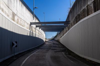 SOTTOPASSAGGIO CHIUSO OSPEDALE DI CONA