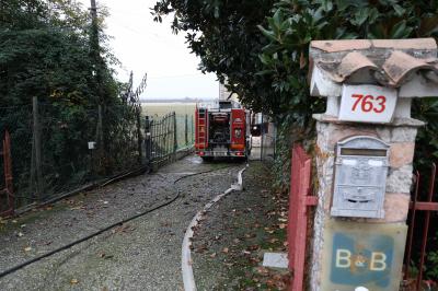 INCENDIO B&B CHIESUOL DEL FOSSO
