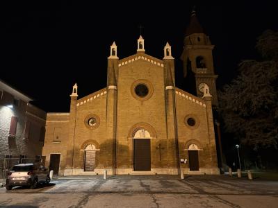 CROLLO CORNICIONE CHIESA FORMIGNANA