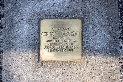 PIETRE D'INCIAMPO FERRARA