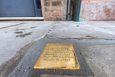 PIETRE D'INCIAMPO FERRARA