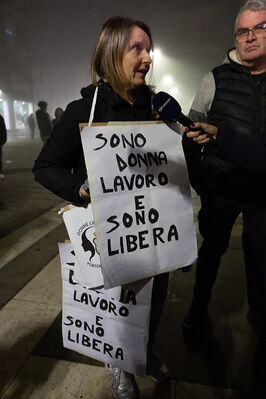 MANIFESTAZIONE CONTRO PAKISTANI PORTOMAGGIORE