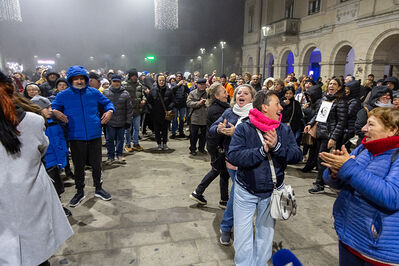 MANIFESTAZIONE CONTRO PAKISTANI PORTOMAGGIORE