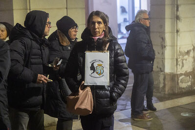MANIFESTAZIONE CONTRO PAKISTANI PORTOMAGGIORE