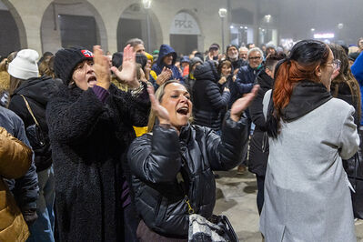 MANIFESTAZIONE CONTRO PAKISTANI PORTOMAGGIORE