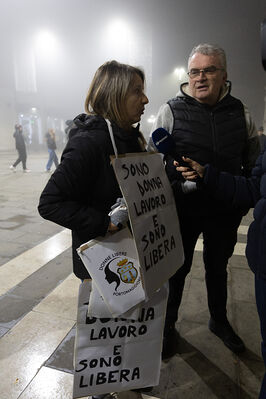 MANIFESTAZIONE CONTRO PAKISTANI PORTOMAGGIORE