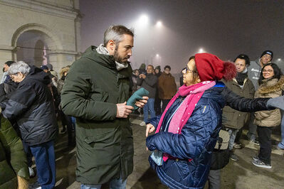 MANIFESTAZIONE CONTRO PAKISTANI PORTOMAGGIORE