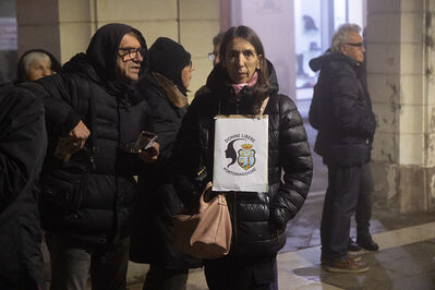 MANIFESTAZIONE CONTRO PAKISTANI PORTOMAGGIORE