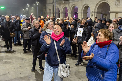 MANIFESTAZIONE CONTRO PAKISTANI PORTOMAGGIORE